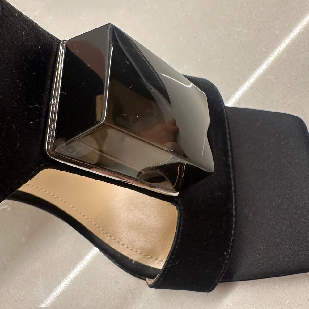 Paul Andrew Satin Mule - Picture 6 of 9
